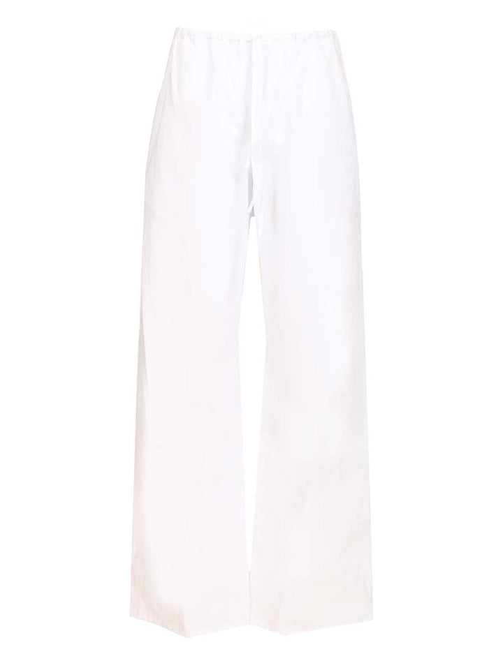 Matteau Organic Cotton Trousers - White | d01058a9be1ae5a519f4e210fa8ae25efe9a1b7f