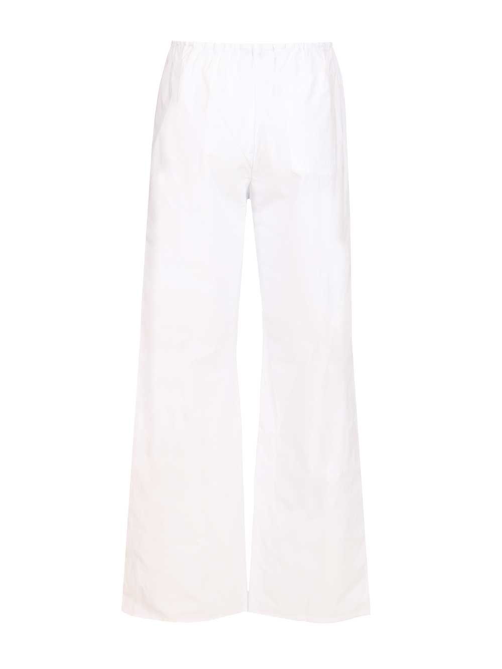 Matteau Organic Cotton Trousers - White | c2bfbb82b9d95f8e14c70621b9d6704cfc4829ef