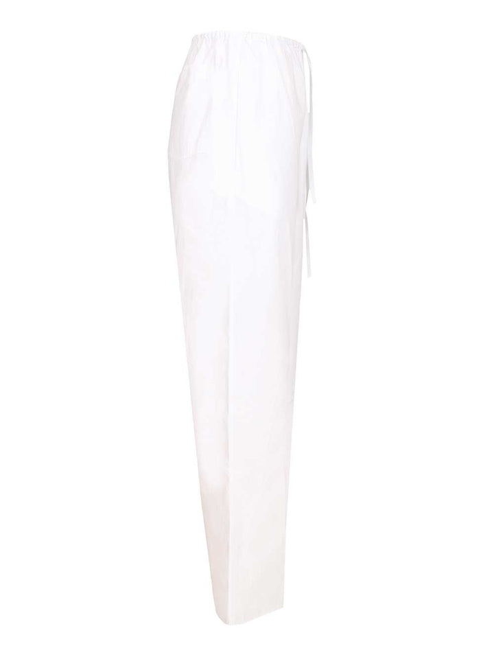 Matteau Drawcord Pant Trousers - White | 8ff76744f9e19b2b664d70d877c2c0a3e9cda807