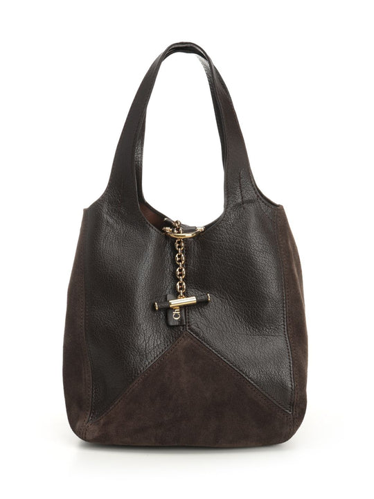 S644 - Chloé Balloon Shoulder Bags Brown