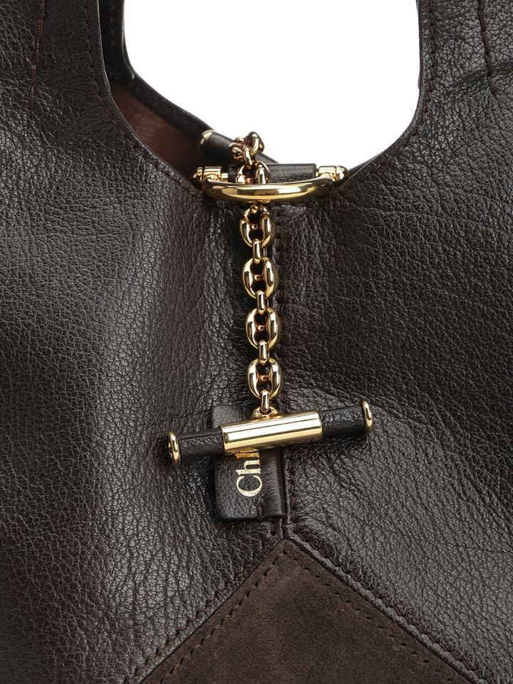 Chloe' S644 - Chloé Balloon Shoulder Bags - Brown | 4ad599816dd57cfc344be35cd8ed15abca64da8f