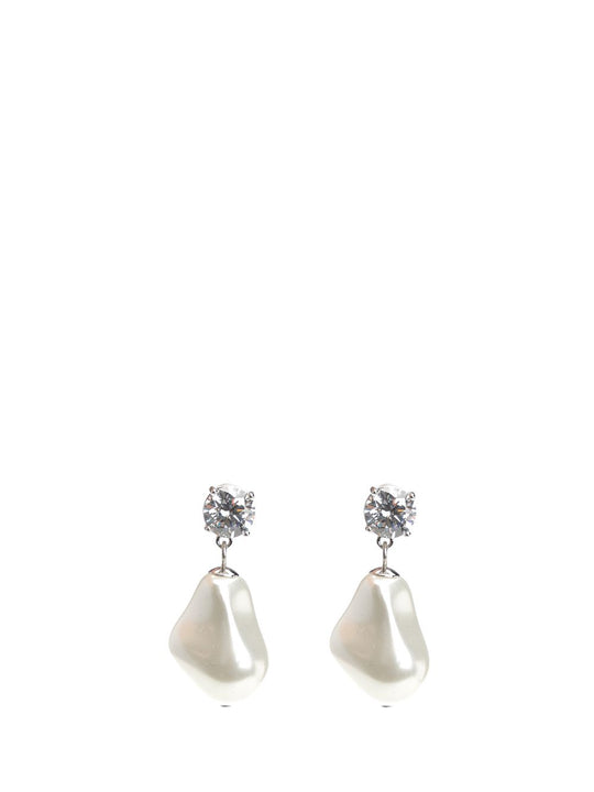 Pearl Earrings Jewelry White