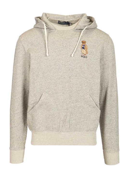 Polo Bear Hoodie Sweatshirts Grey