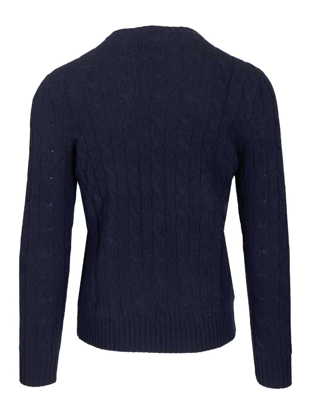 Polo Ralph Lauren Cashmere Cable Knit Sweater Knitwear - Blue | 04342d141d33e1996c544e6eab20d2fffbca348f