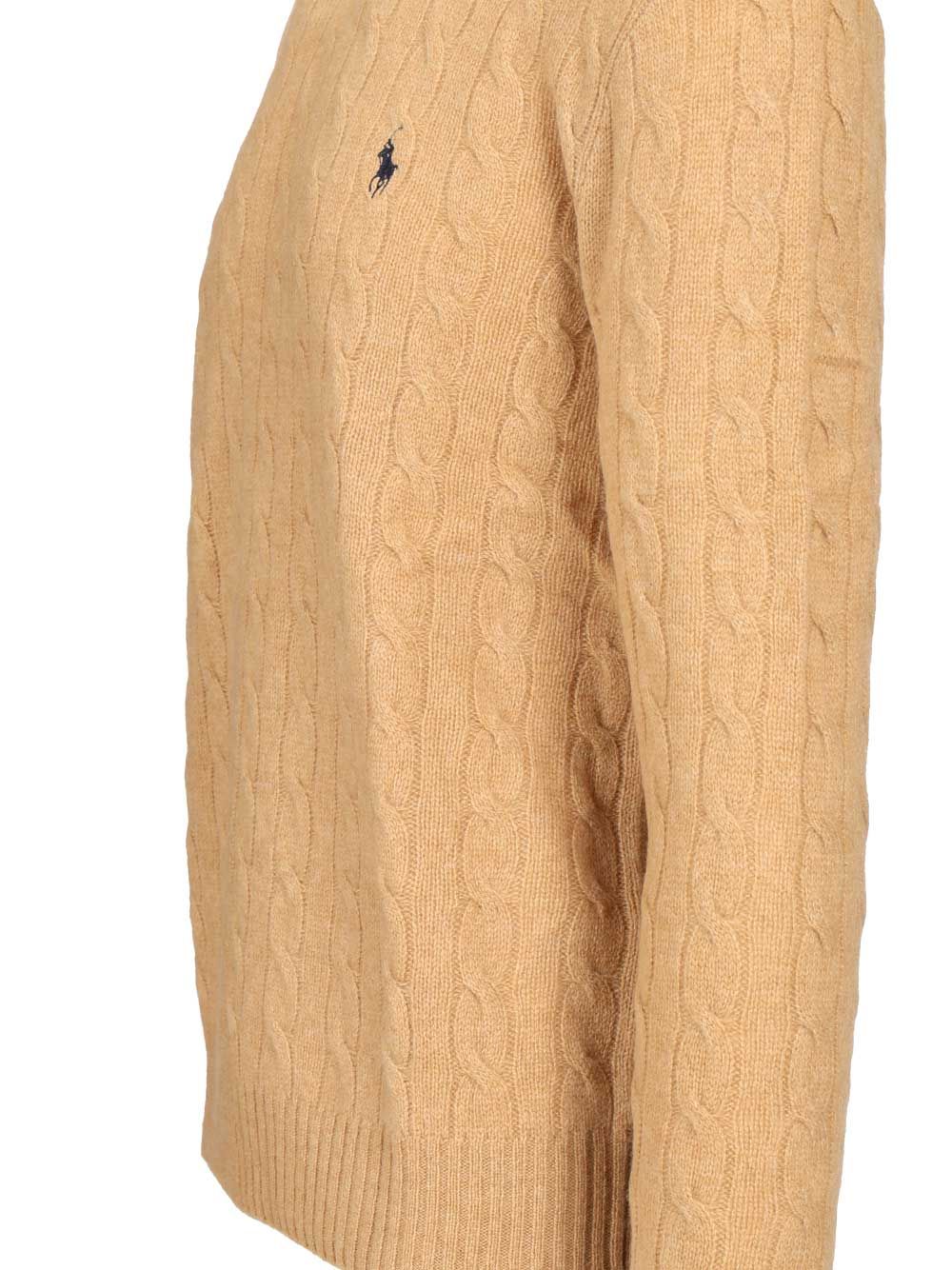 Polo Ralph Lauren Cable Knit Sweater Knitwear - Beige | b49829c45530b75ad3665092c9719278134f6ff6