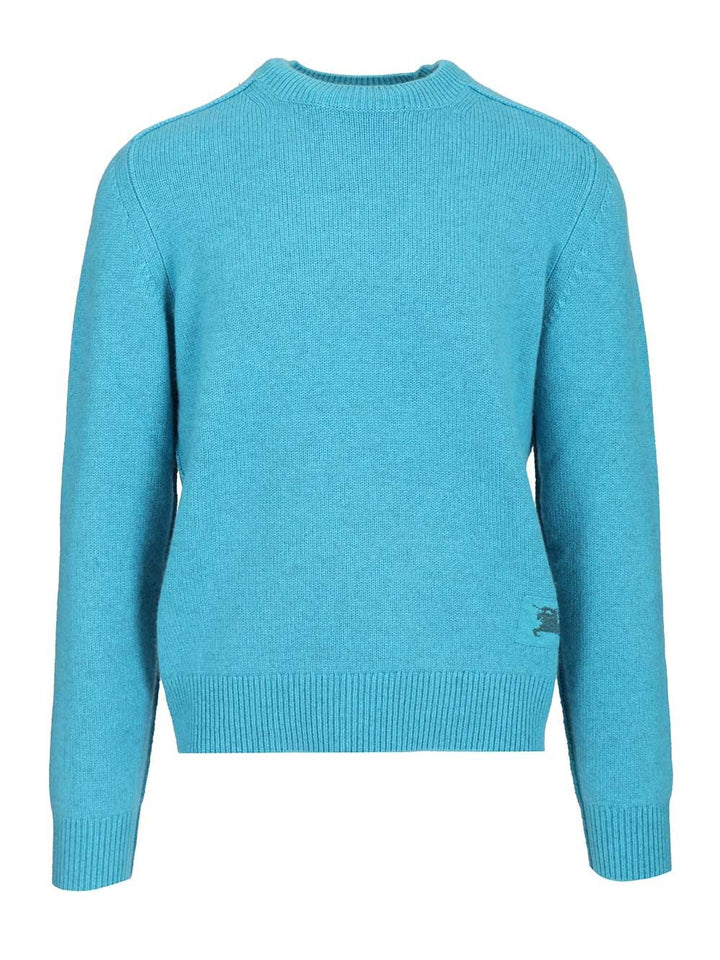 Burberry Cashmere Pullover Knitwear - Light blue | b1f88d6a5b438d5de272ca053e0b14063e1cb716