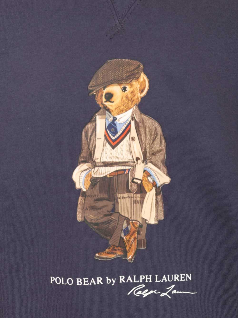 Polo Ralph Lauren Polo Bear Sweatshirt Polo shirt - Blue | ebf240466ca822e05a2e6e5dca3034c73971f52d