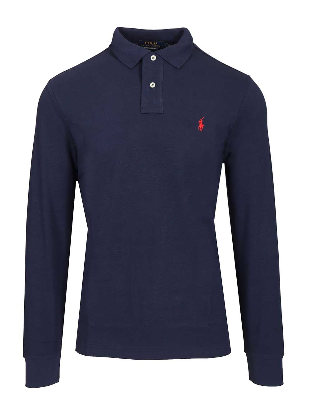 Polo Ralph Lauren Long-Sleeved Polo shirt - Blue | 8d7dd747eb7fc8ca33971554edef131244e0e23c