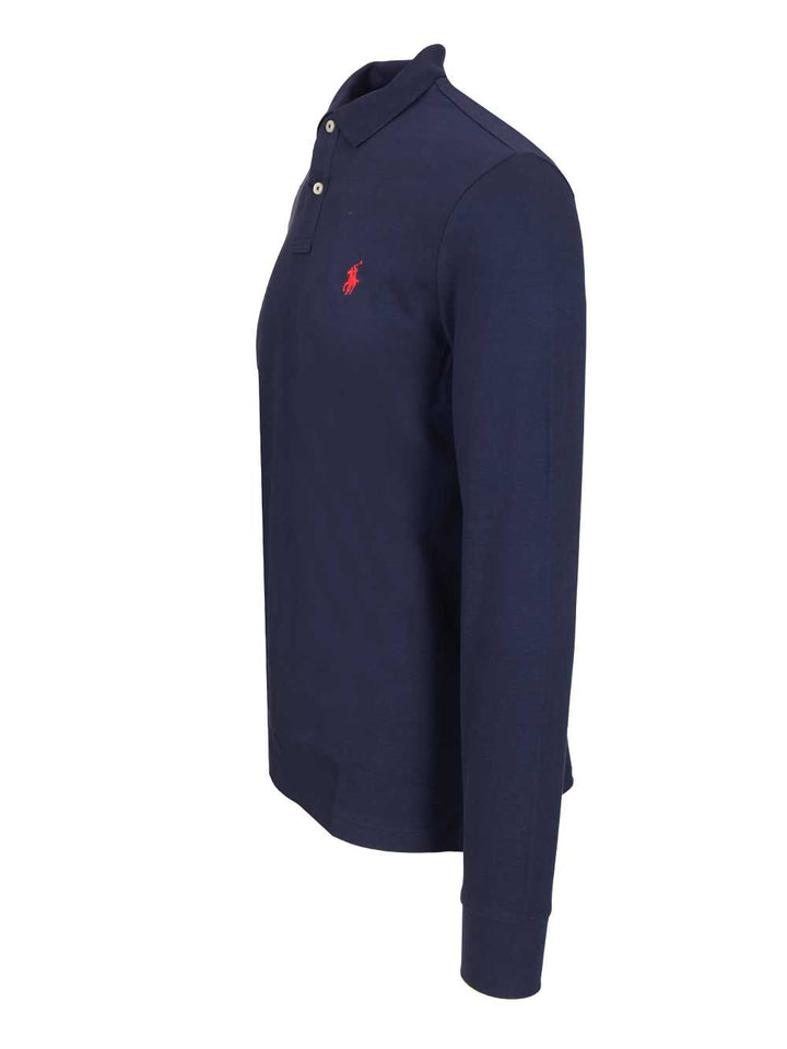 Polo Ralph Lauren Long-Sleeved Polo shirt - Blue | 0eaf91a9b7f79b57898d26b671fa75a3b06ebadb