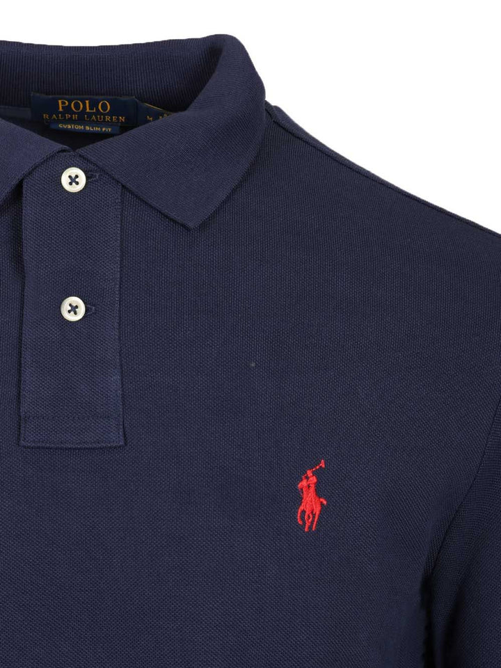 Polo Ralph Lauren Long-Sleeved Polo shirt - Blue | 29caff7be023a6ded9b5c2ee5c8a163a381d4d40