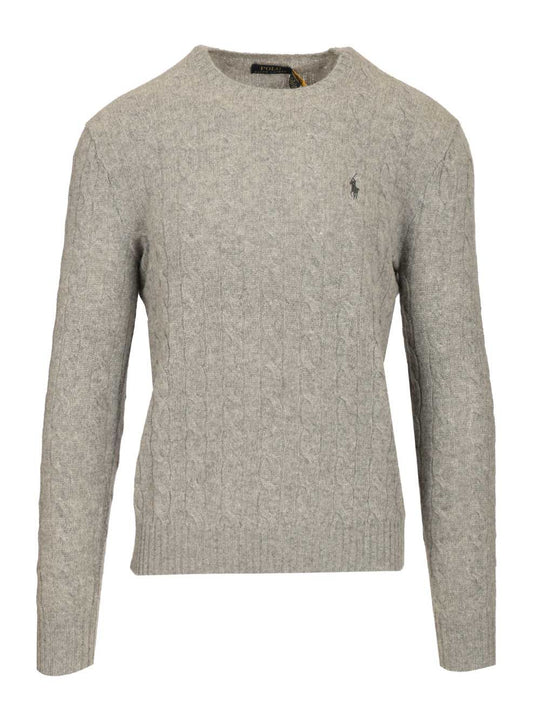 Cable Knit Sweater Knitwear Grey