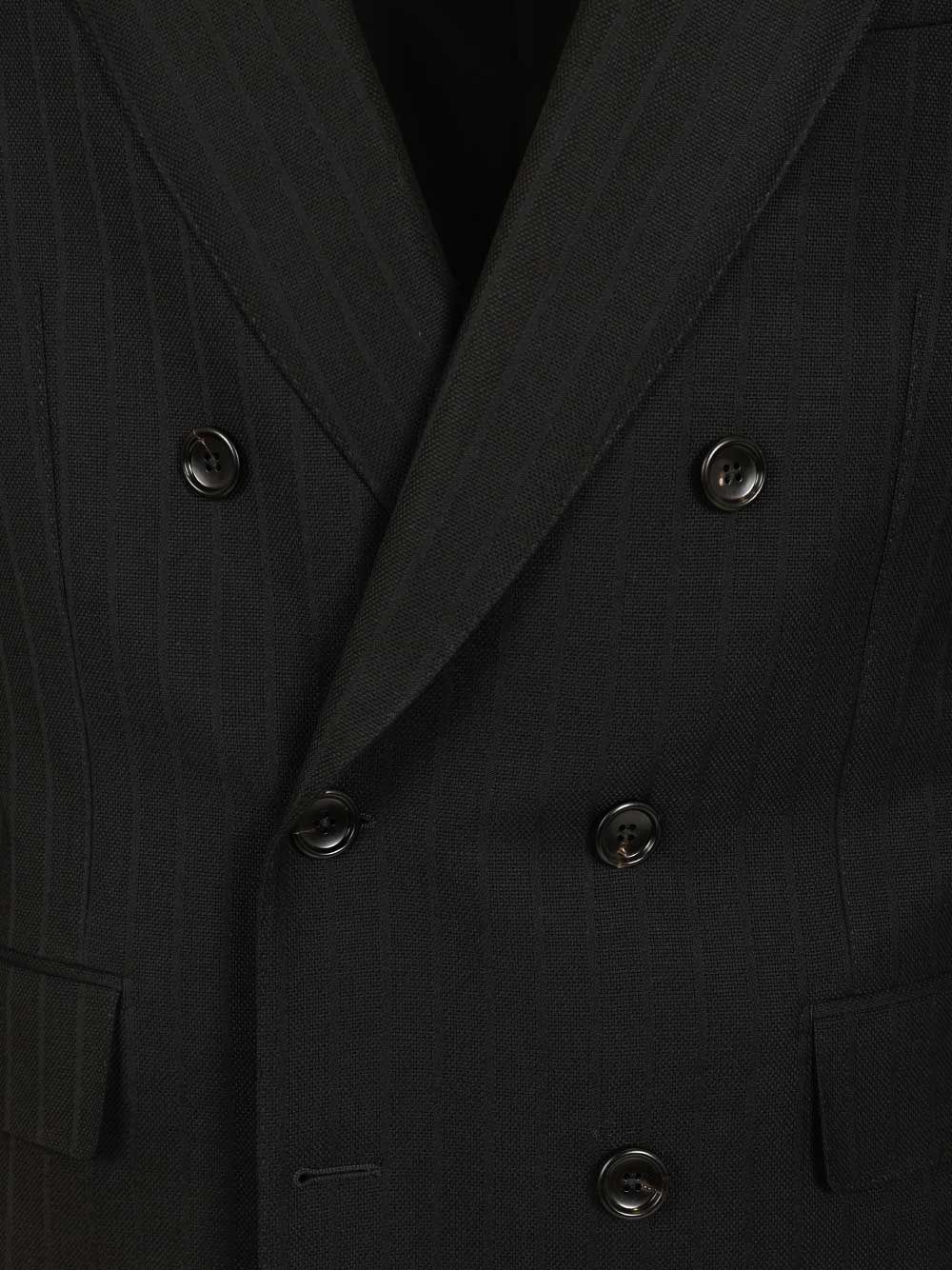 Tom Ford Double-Breasted Wool Blazer Jackets - Black | 31c87d4eda6a39f57cfcbe54695026f0b77d58fc