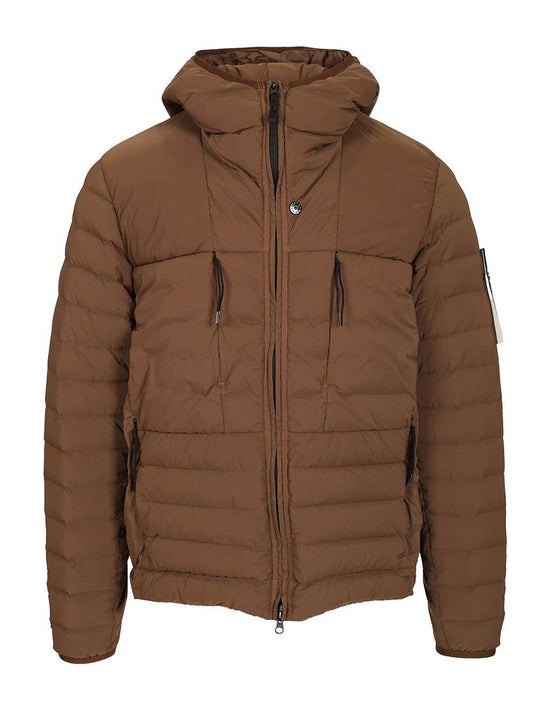 Jacket Seamless Tunnel Nylon Down-Tc, 86% Recycled Nylon / 14% Elastane, Garment Dyed Jackets Bordeaux