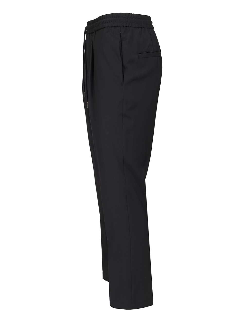 Jacob Cohen Pantalone Relaxed Carrot Fit Daniel Rw Coulisse 100 Lana Trousers - Blue | 06b37f68bbfb0e4bef1cfc6cb6f613951b9d5fb0
