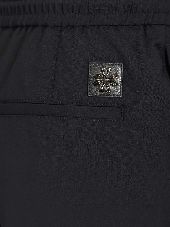 Jacob Cohen Pantalone Relaxed Carrot Fit Daniel Rw Coulisse 100 Lana Trousers - Blue | 3f2d77736199912bd8f00f2316aec4bf47434c69