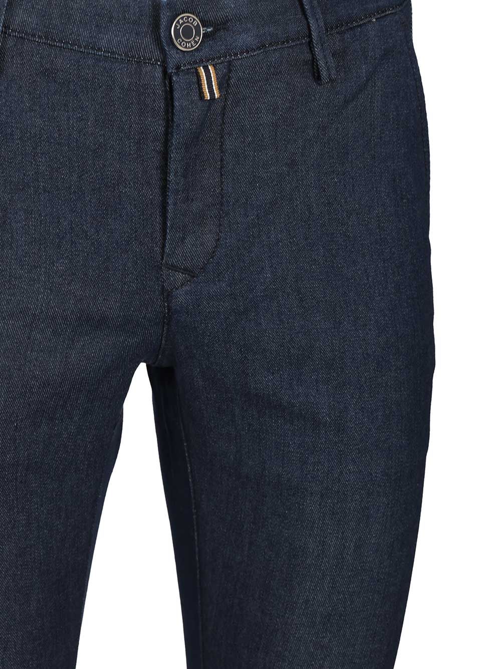 Jacob Cohen Pantalone Slim Fit Bobby R1 Tasca America Trousers - Blue | 5976e380410382ab8c0d6d4a3cd3d34017f46414