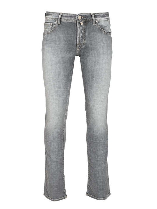 Pant 5 Pkt Super Slim Fit Nick Slim V2 Salpa Bianca 9 Oz Jeans Grey