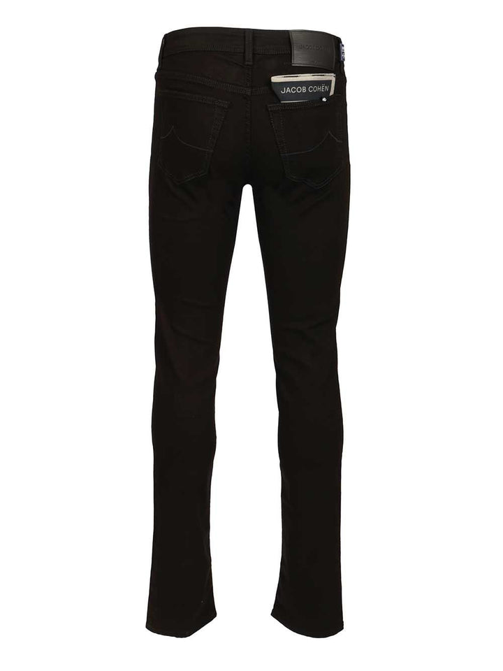 Jacob Cohen Pant 5 Pkt Slim Fit Bard R1 Salpa Nera 11oz Jeans - Black | a27ef249ce3027a5567d4777abe84f4335aef545