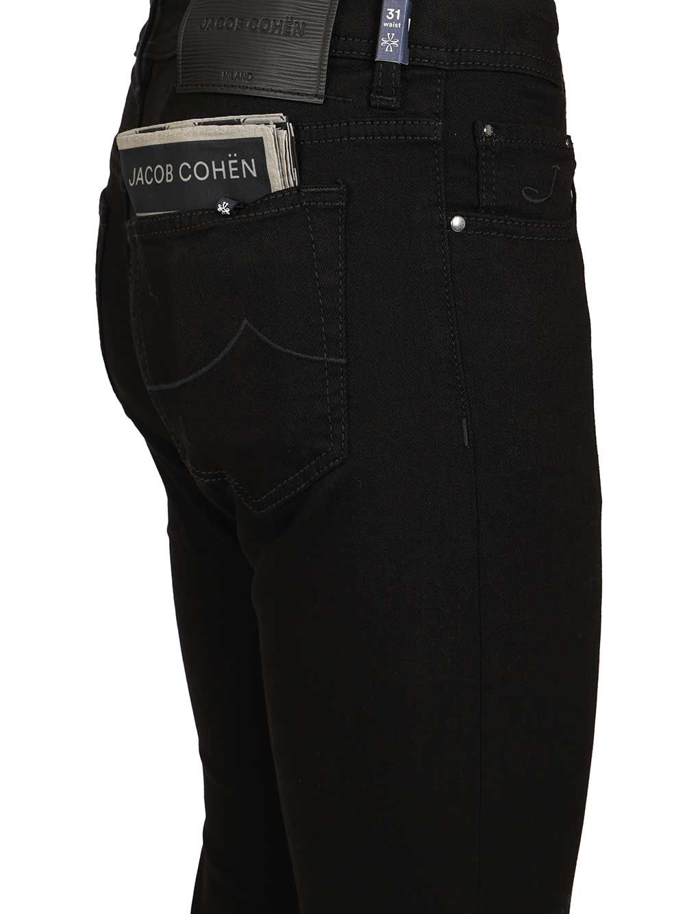 Jacob Cohen Pant 5 Pkt Slim Fit Bard R1 Salpa Nera 11oz Jeans - Black | a8e1f2d0732ed6f48ffee093f8b8b0e4bc8a85da