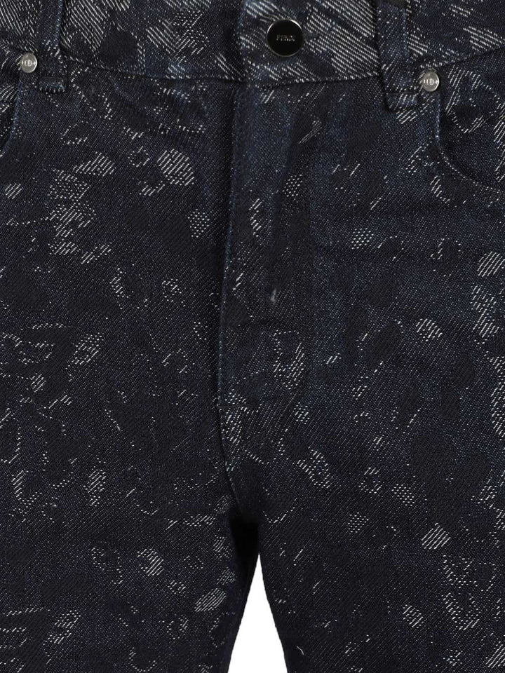 Fendi Denim Reg. Jac. Falena Drop. Jeans - Blue | 5925f1754a9e54d5a190e70a3a51bf883c42d2b8