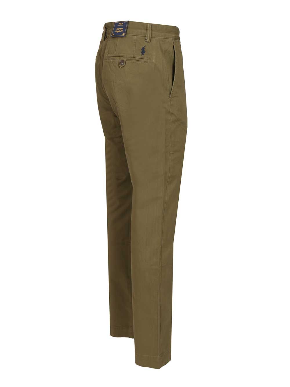 Polo Ralph Lauren Bedford Stretch Chino Trousers - Green | e5828aaecf401b2796f5a7f2add33b87d04c50c2