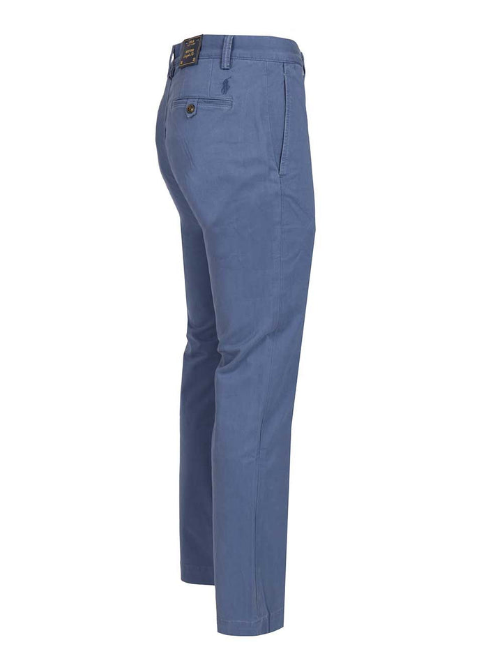 Polo Ralph Lauren Bedford Stretch Chino Trousers - Blue | f5c376e035a50d5ec60c01705d7a4bebea76ca9c