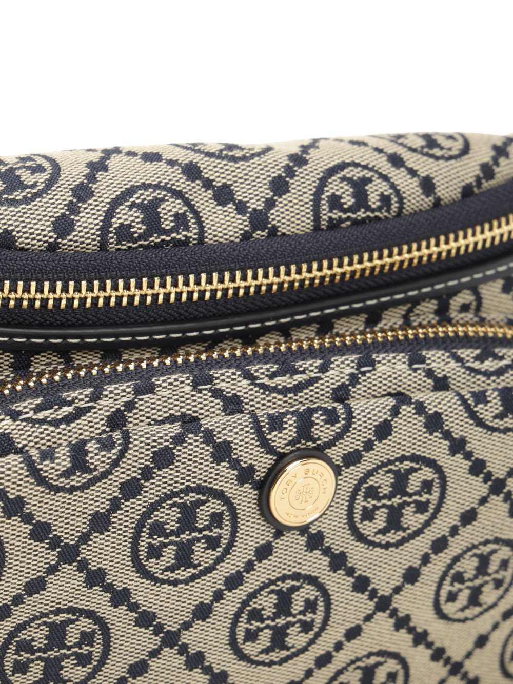 Tory Burch T Monogram Mini Belt Bag Crossbody Bags - Blue | 2b98b44ad8c4d67a6c09fb843becbfb46492151a