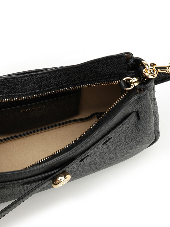 Tory Burch Romy Zip Top Crossbody Crossbody Bags - Black | 3e397eb7b200f6c78585ea0a5588b73d16dc003e