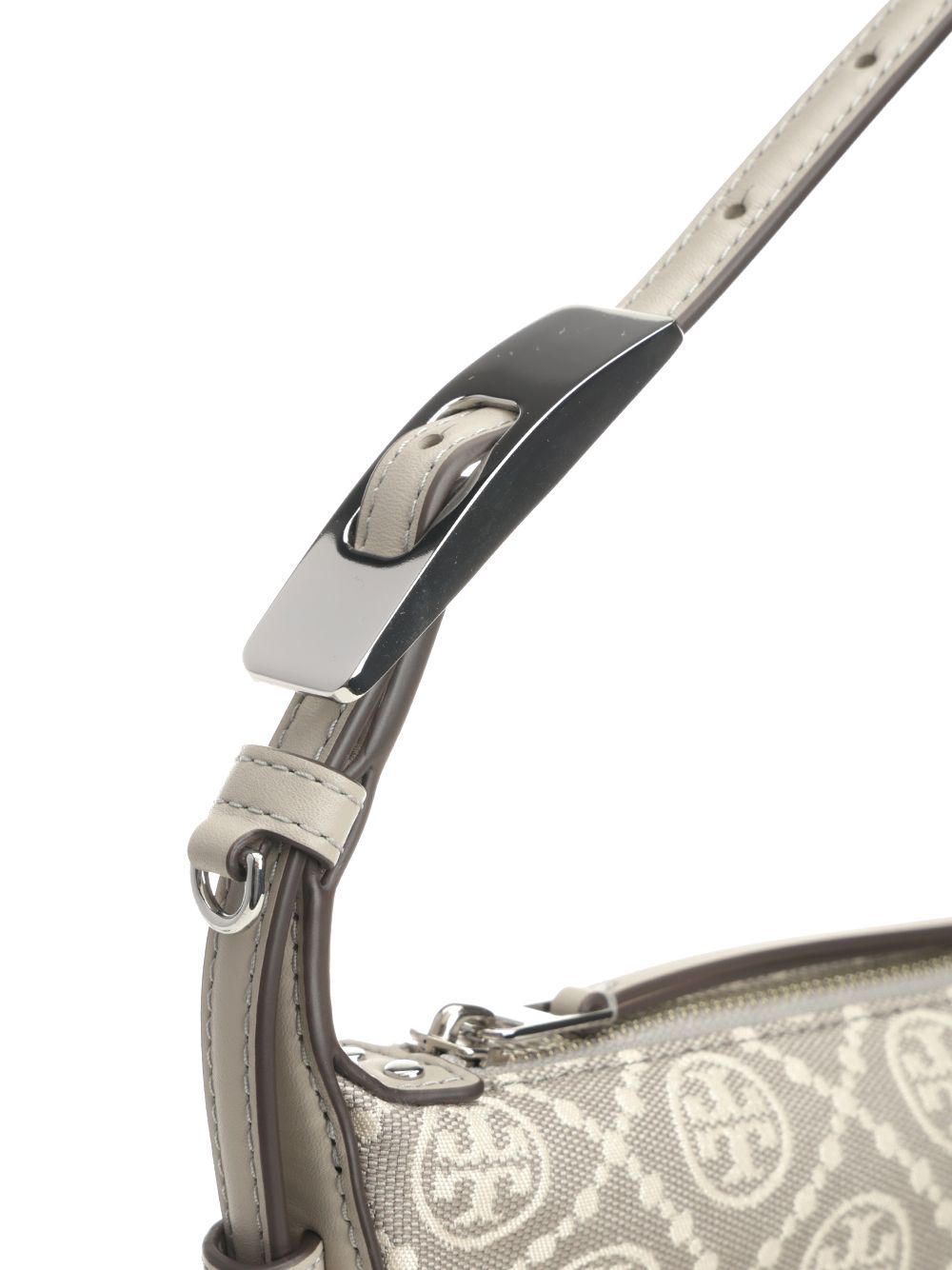 Tory Burch T Monogram Utility Small Balloon Bag Handbags - Grey | 53e598d9fd224845db399d84ee34af4b7be8fb86