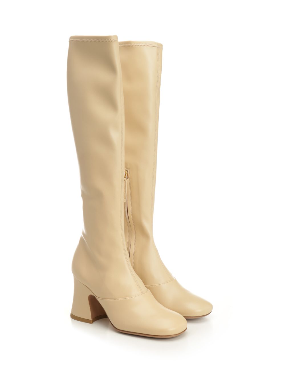 Chloe' 13h - Janis Boots - Beige | b0df93d13842203dd6df991b10dec5b68676a75e