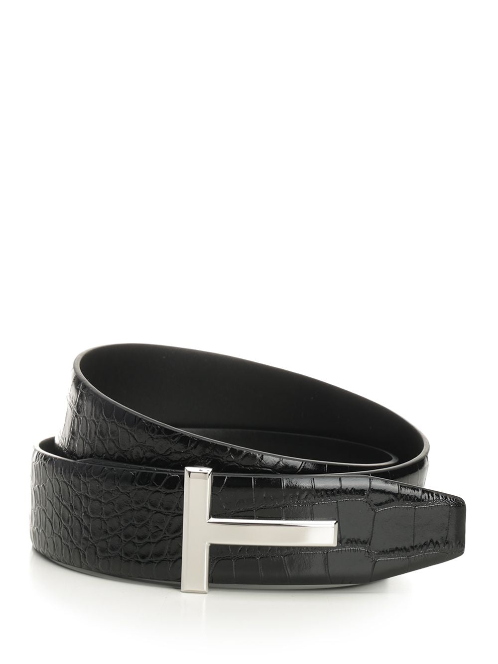 Tom Ford Reversible T-Belt Belts - Black | 947bacc46d1f8b0b2cd3b1e9e1c55bf6c3ab533c