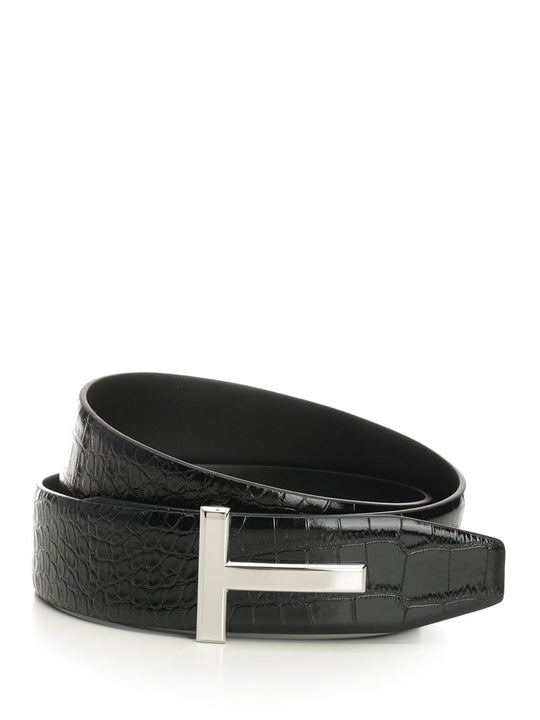 Reversible T-Belt Belts Black