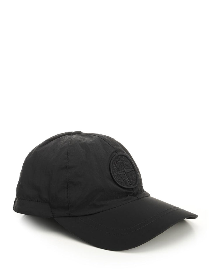 Stone Island Nylon Visor Cap Hats - Black | 989be6a1af98067c758e3c1d6a900eca7162b476