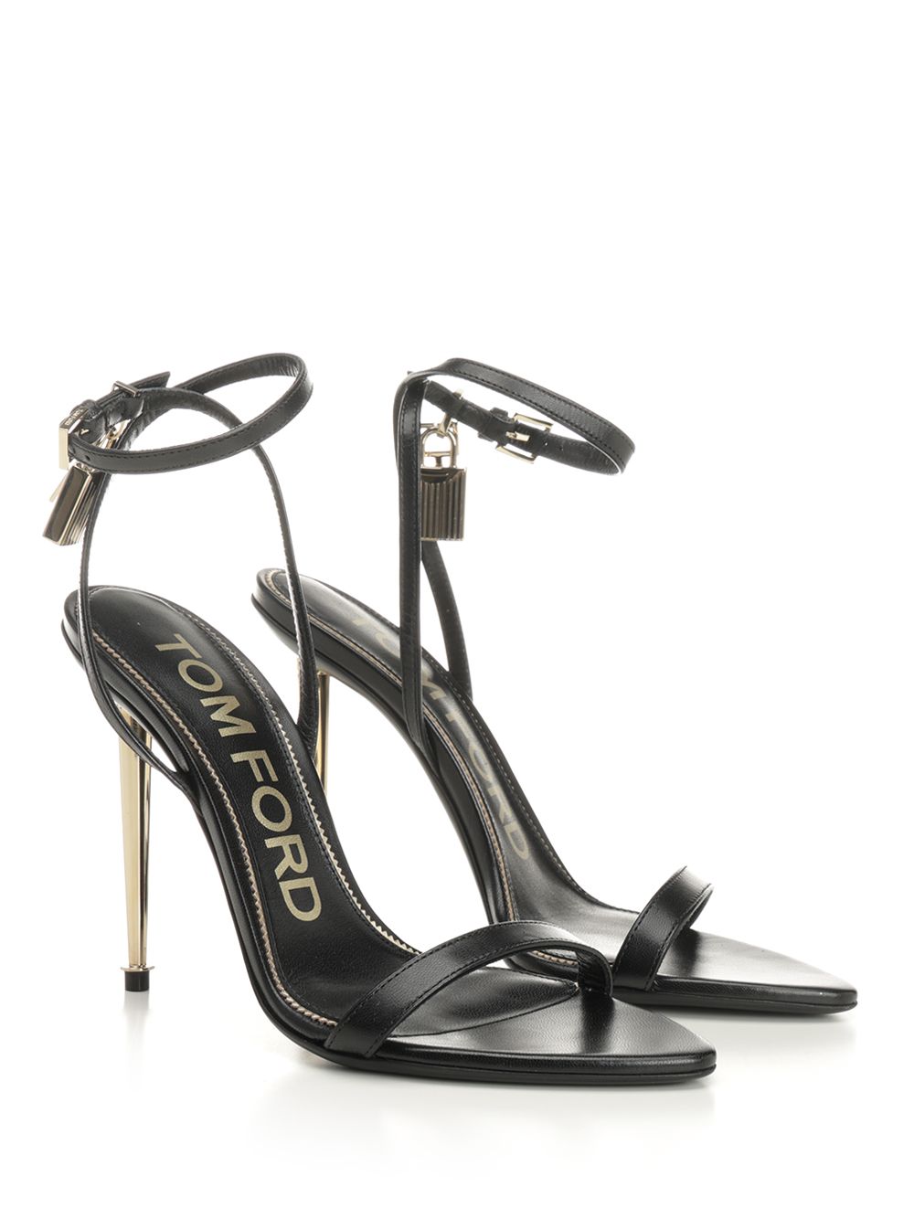 Tom Ford Padlock Sandals - Black | c39f3ccd69b2002f1b00164c3490785155a4e87f