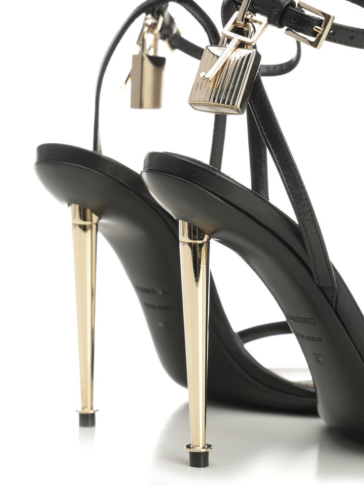 Tom Ford Padlock Sandals - Black | 68bba001e0e3f2d149a82beff8f0520ae14f4cd8