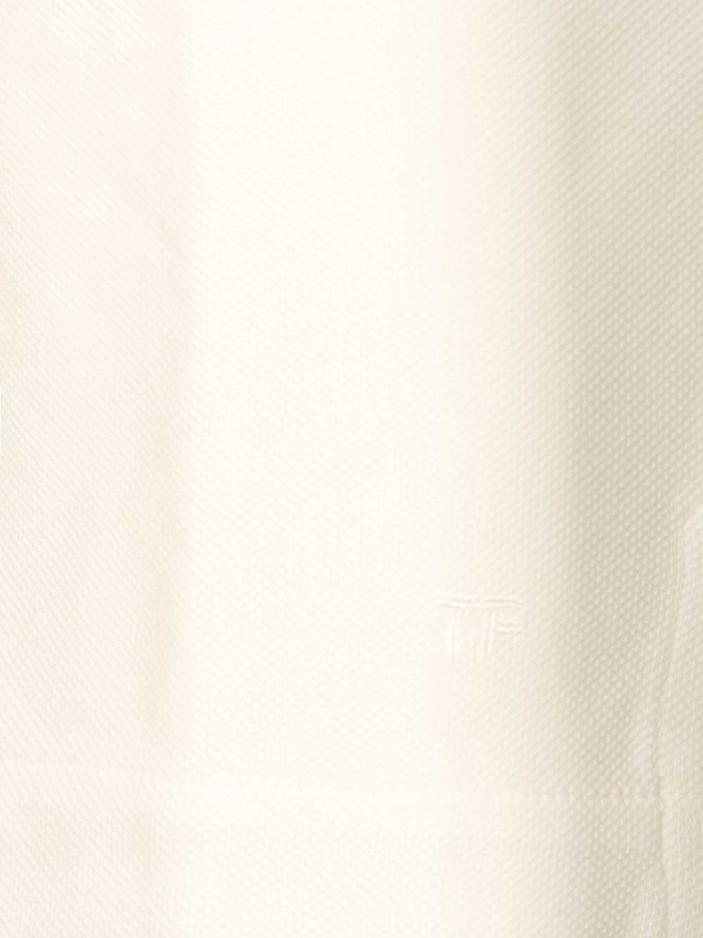 Tom Ford Lyocell Iquet Short Sleeve Polo Polo shirt - White | 90144cd292d8212ddd07cccb79cf27dafaccc061