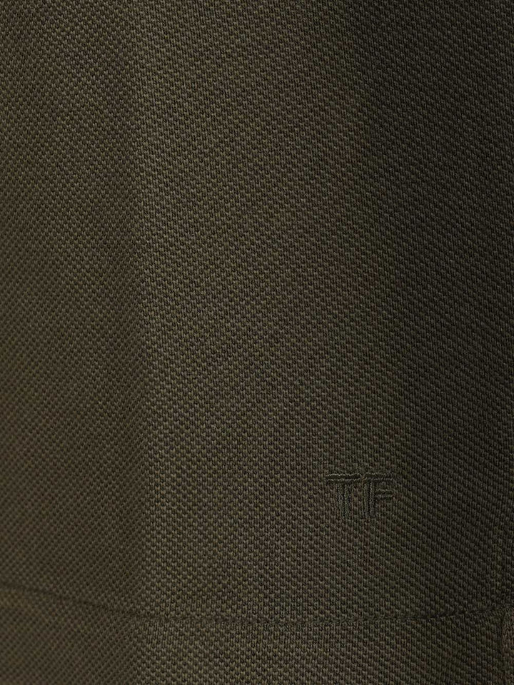 Tom Ford Cotton Piqué Polo shirt - Green | 88b7ec3ef82def7ec3da0cfc6f7f00cb65fd9d0d