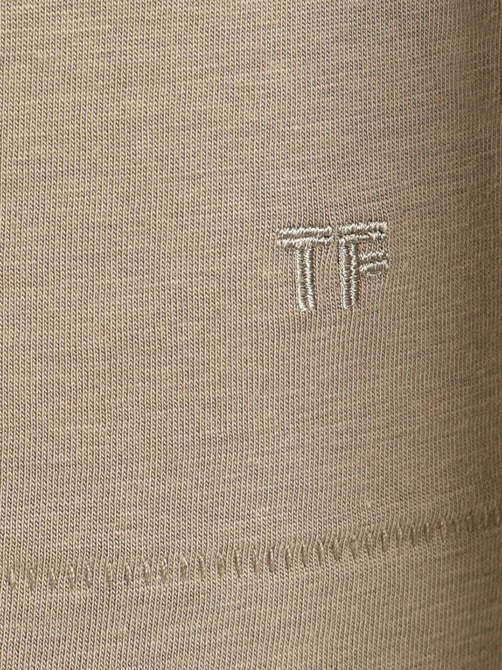 Tom Ford Crew Neck T-Shirt - Green | 35012a98346c1596028a691d0fd55c6320a75d14