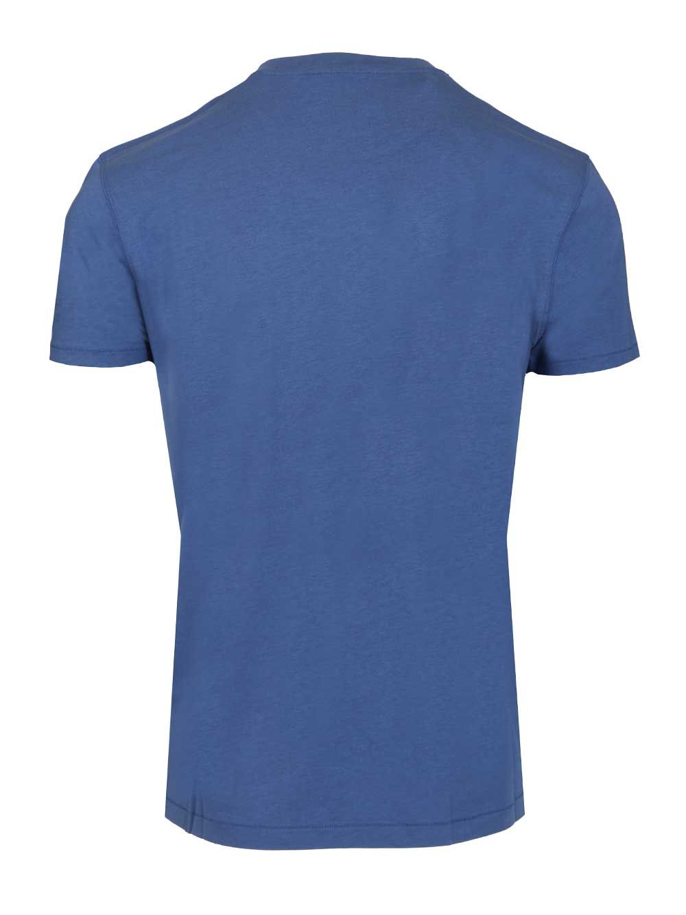 Tom Ford Crew Neck T-Shirt - Blue | f8a390519d87652437794f0f3408a845ad04ed7c