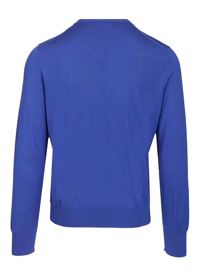 Tom Ford Silk Sweater Knitwear - Blue | 2bc818e40d8f60d4f92a98cd8a62277cb0a41745