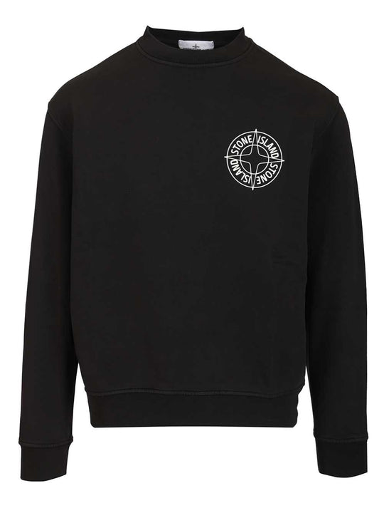 Organic Cotton Sweatshirt Sweatshirts Black