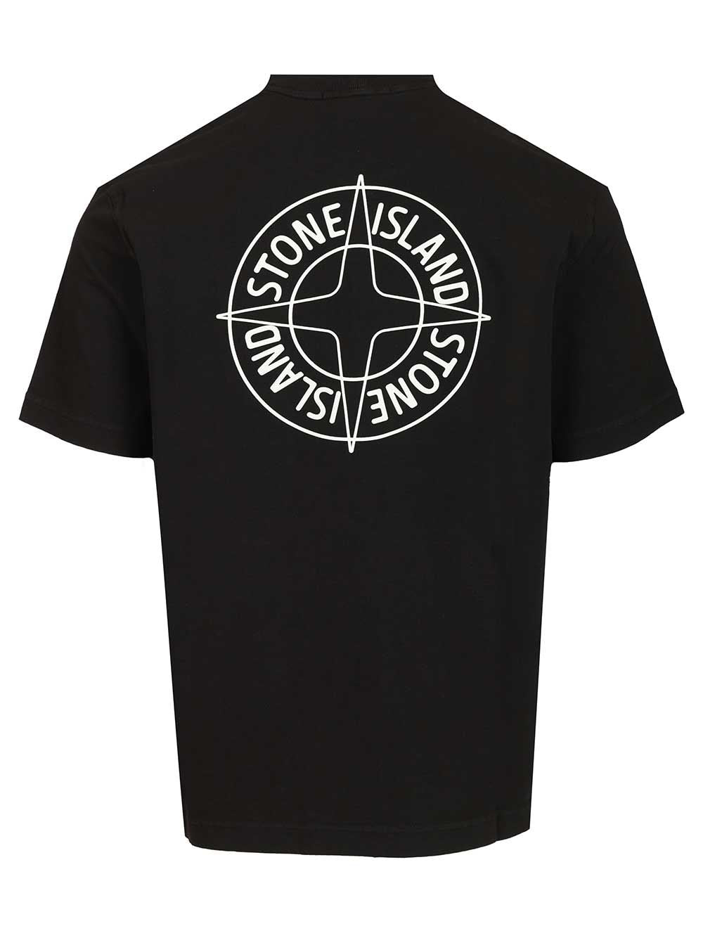 Stone Island Stone T-Shirt - Black | 0ec6b8365c5e4aa3b460d4c1d192218e65b7b69d