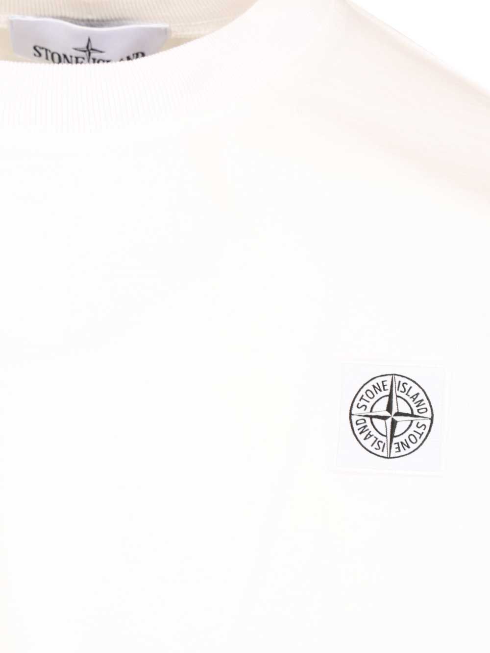 Stone Island Cotton T-Shirt - White | 67cff880d799030c38d022432b3fe1329367bc70