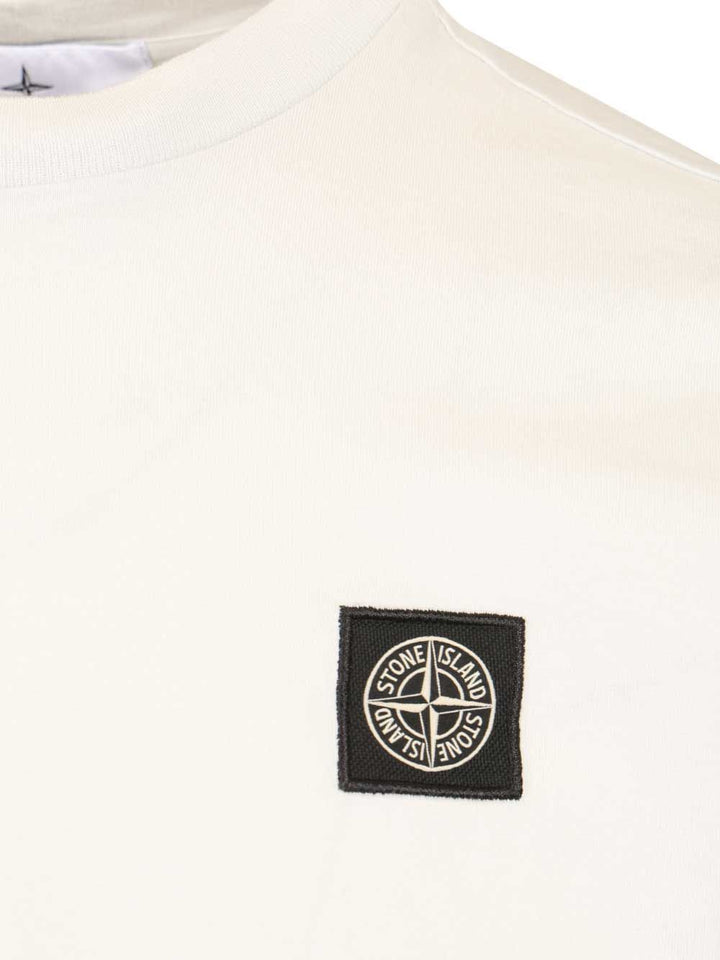 Stone Island Cotton Jersey T-Shirt - White | db9562e8195202ac959d97b3aff155844753eaa6
