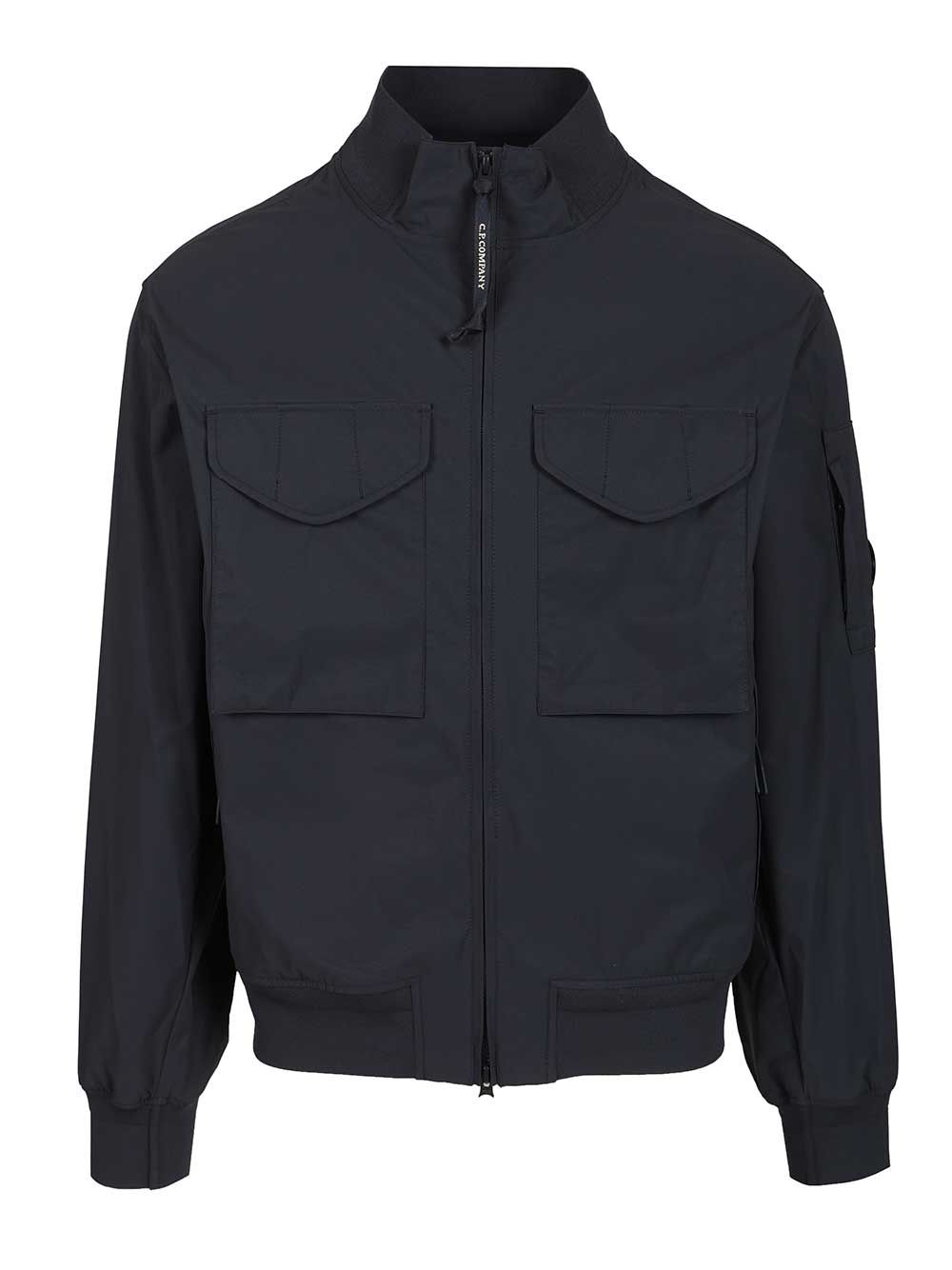C.P. Company Bomber Jacket Made Of Pro-Tek Jackets - Blue | 7b9424e38d3182db8ca490431da39ff0da8be744