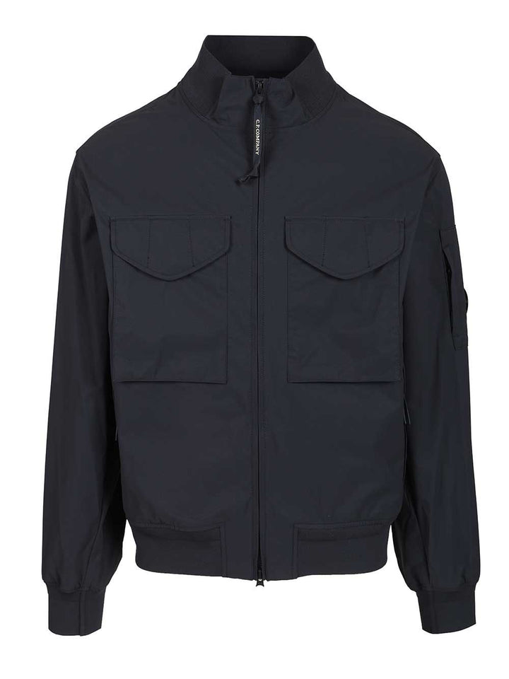 C.P. Company Bomber Jacket Made Of Pro-Tek Jackets - Blue | 7b9424e38d3182db8ca490431da39ff0da8be744