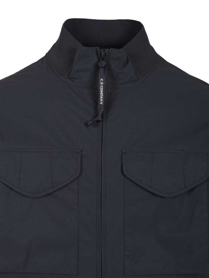 C.P. Company Bomber Jacket Made Of Pro-Tek Jackets - Blue | 54e8e03af15bc79a024fe6884bd783694ffd2636