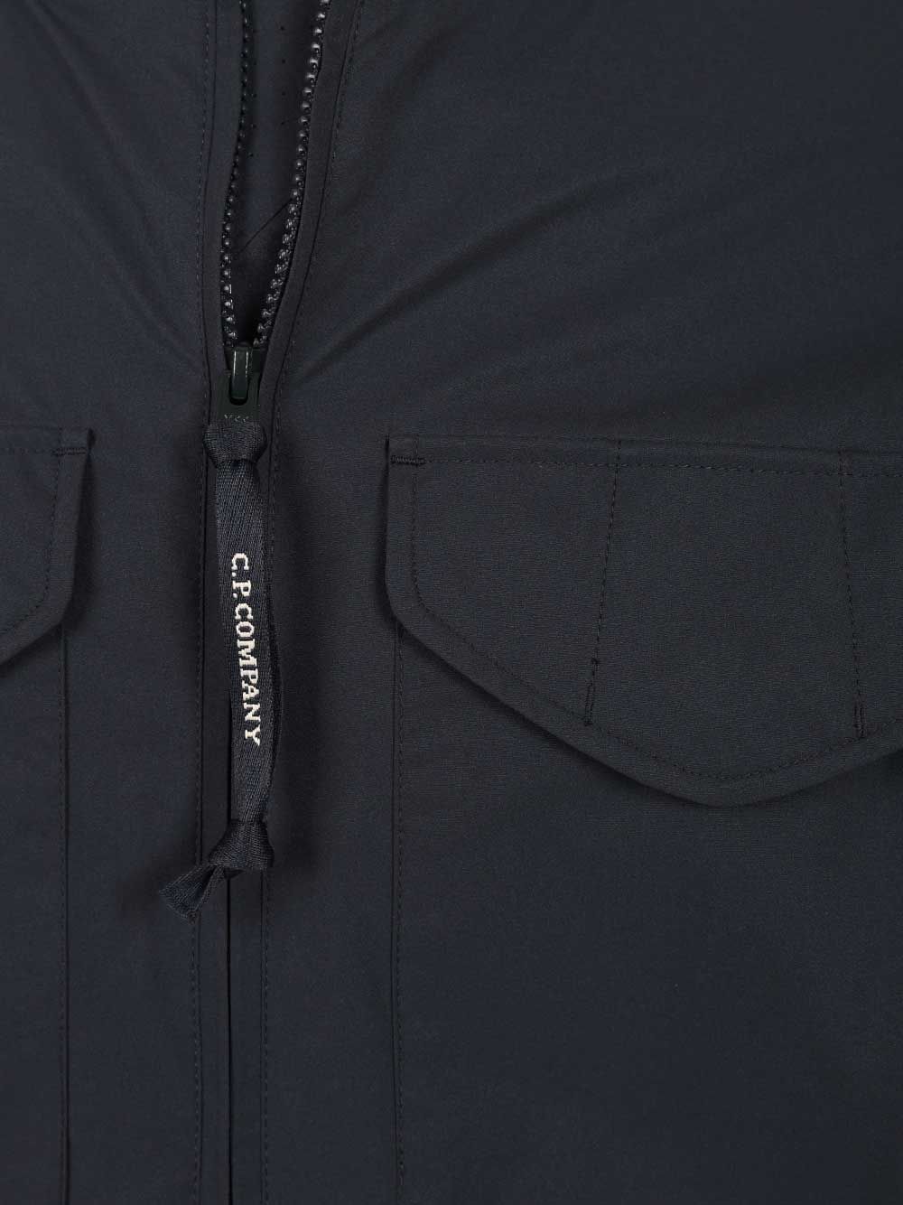 C.P. Company Bomber Jacket Made Of Pro-Tek Jackets - Blue | c0ccff15cbd2f9c8a35acc19d391739047b85ccd