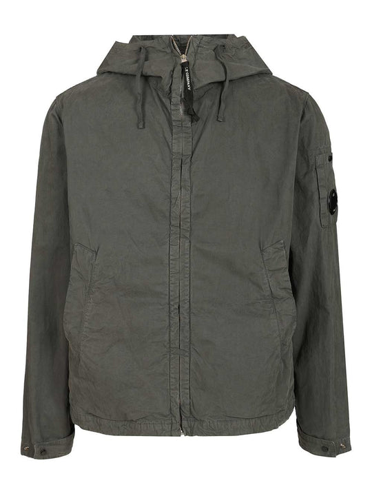 Micro-Reps Hooded Lens Jacket Jackets Grey