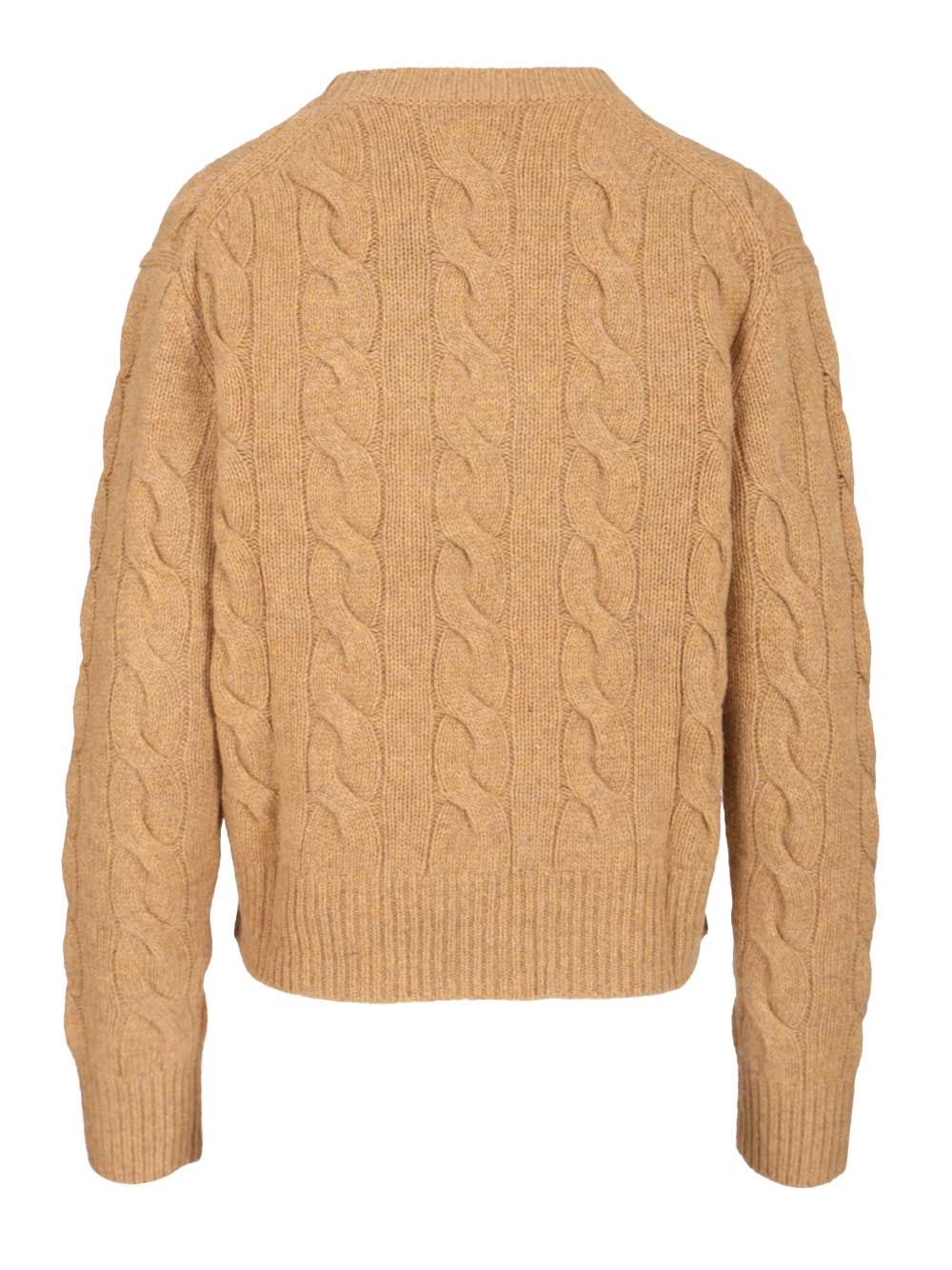 Polo Ralph Lauren Cable-Knit Wool-Cashmere Sweater Sweatshirts - Beige | d8aae6d6fa0e9bb8deb4c1d0e09a1895586a2bbc